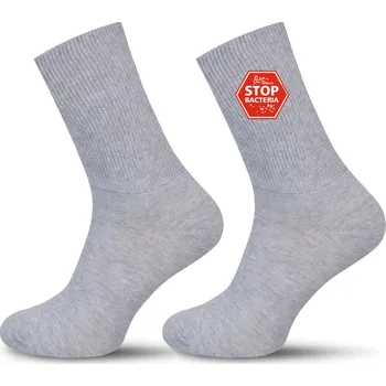 Pánské ponožky Milena Ponožky Ponožky Somedic netlačivé ponožky šedé, velikost 41-43