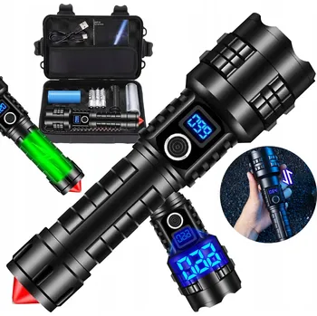 Svítilna TAKTICKÁ SVÍTILNA VÝKONNÁ LED ZOOM XHP70.2 10000LM USB-C NABÍJECÍ IP5