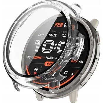 Pouzdro na mobilní telefon 2v1 POUZDRO + TVRZENÉ SKLO PRO AMAZFIT ACTIVE 2 CASE POUZDRO OBAL