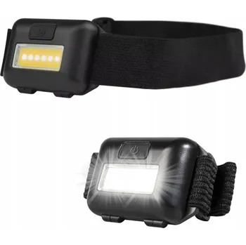 Čelovka ČELOVKA LED COB EXTRA SILNÁ NA BATERIE S POPRUHEM