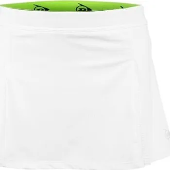 Dámská sukně DÁMSKÁ TENISOVÁ SUKNĚ DUNLOP CLUB SKIRT WOMEN WHITE XS