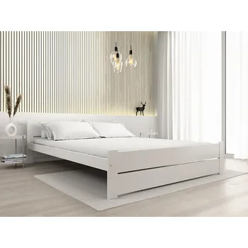Postel Postel Ikaros Double s lamelovým roštem 140 x 200 cm bílá