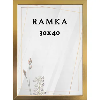 Obraz Rámeček ZLATÝ 30x40 cm DAISY rám na fotografii, diplom, certifikát foto plakát