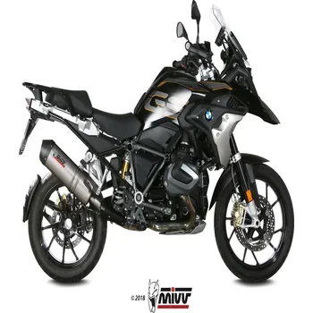 Výfuk pro motocykl MIVV Oválný tlumič výfuku titan/karbonová koncovka BMW R1250GS B.034.LNC