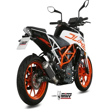 Výfuk pro motocykl Koncovka výfuku MIVV MK3 KT.019.SM3C karbon KTM Duke 390 2017-2020