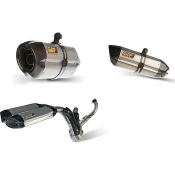 Výfuk pro motocykl Výfuk kompletní 1x1 MIVV SUONO KT.012.L7 Nerez / Karbonové víčko KTM Duke 390 2013-2016