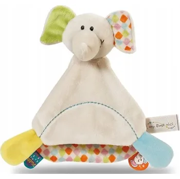 plyšák HRAČKA PLYŠOVÁ PRO MALÉ DĚTI NICI SLON DUNDI DEKA - PLYŠOVÝ MAZLÍČEK PŘÍTULNÍČEK 0M+