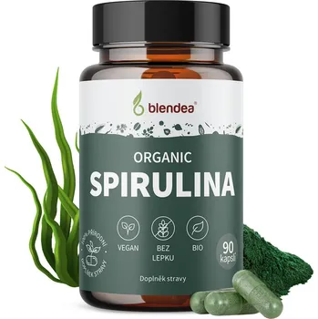 Přírodní produkt Blendea Spirulina BIO Organic rostlinné 90 cps.