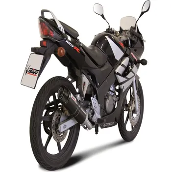 Výfuk pro motocykl Výfuk kompletní 1x1 MIVV GP H.043.LXBC Černý s uhlíkovou koncovkou H.043.LXBC