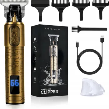 Holicí strojek RUNICO Profesionální voděodolný elektrický holicí strojek na vousy a vlasy