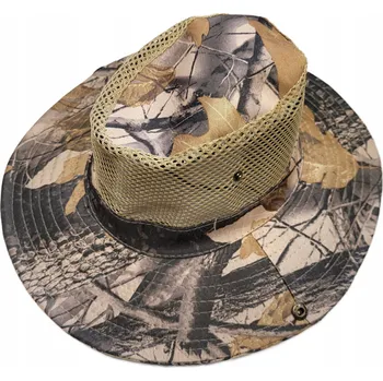 Klobouk Klobouk Huser s patentními zapínáním, hnědý, vel. 58