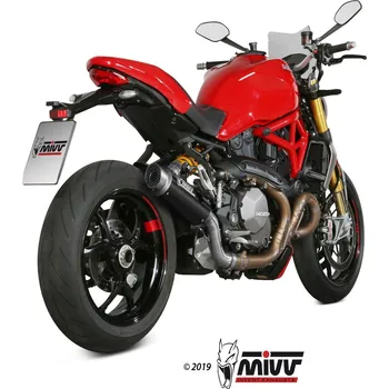 Výfuk pro motocykl MIVV GP Pro tlumič výfuku Karbon/nerezová ocel koncovka Ducati Monster 1200 D.041.L2P