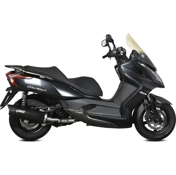 Výfuk pro motocykl Výfuk kompletní 1x1 MIVV MOVER MV.KY.0003.LV černá KYMCO Downtown 300 2009-2017