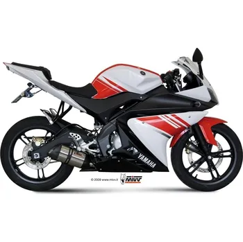 Výfuk pro motocykl Výfuk kompletní 1x1 MIVV SUONO Y.030.L7 Nerez / Karbonové víčko YAMAHA YZF-R 125 2008-2013