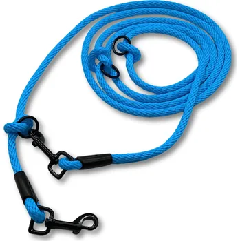 Vodítko pro psa PafDog® Přepínací nastavitelné vodítko 10mm, 11 délek, modré DÉLKA VODÍTKA: 2.5 metru