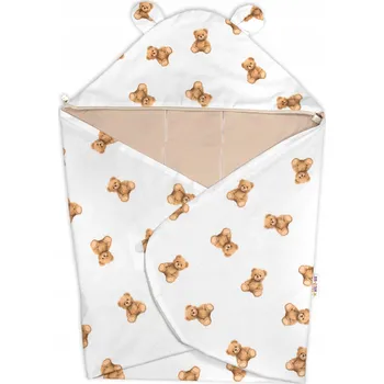 Prostěradlo Dětská deka Baby Nellys 90 x 90 cm béžová