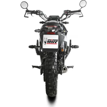Výfuk pro motocykl Výfuk kompletní 1x1 MIVV X-M1 Z.004.SC4B černá Z.004.SC4B