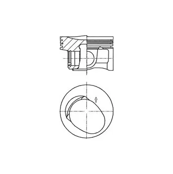 Píst motoru Píst KOLBENSCHMIDT 41257610