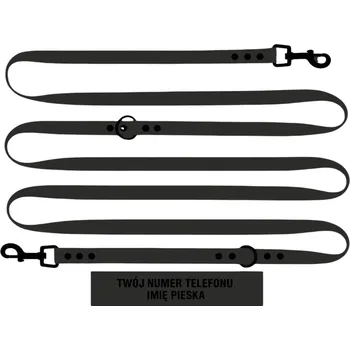Vodítko pro psa VODÍTKO LANKO NASTAVITELNÉ PŘEPÍNACÍ VODĚODOLNÉ MĚKKÉ BIOTHANE PVC 10M 16MM