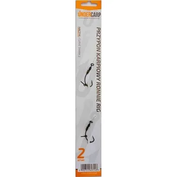 Rybářský háček Háčky na dno, s návazcem, s protihrotem Undercarp Ronnie Rig 2 ks