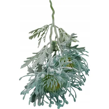 umělá květina UMĚLÁ PROTEA DEKORAČNÍ VĚTVIČKA DO VÁZY, KVALITNÍ, 37 CM