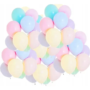 Balónek SADA PASTELOVÝCH BALÓNKŮ BAREVNÉ NAROZENINY 70ks