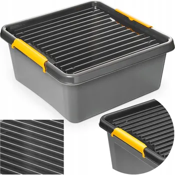 Dóza na potraviny PLASTOVÁ KRABIČKA S VÍKEM PRO SKLADOVÁNÍ BOX KRABIČKA 18L