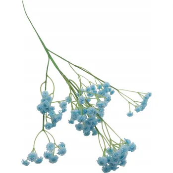 umělá květina Umělá modrá sádra silikonová větvička dekorace KVALITA 62cm
