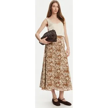 Dámská sukně Luisa Spagnoli Midi sukně Tenente 541989 Béžová Regular Fit M