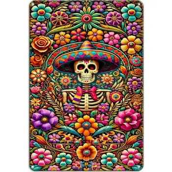 Plechová cedule BAF Kovová cedule Mexico 30 x 20 cm