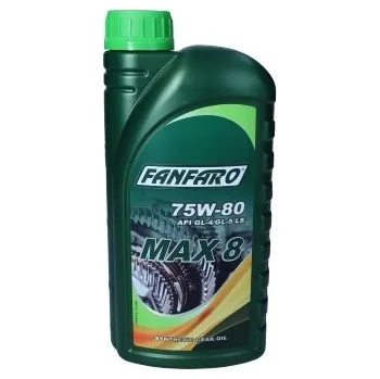 Převodový olej Olej Fanfaro 75W80 1L Max8 / GL4/5 LS / MIL L 2105 C / WSD-M2C200-C / MACK GO-J Plus / PSA B71 2330 FANFARO