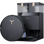 ECOVACS DEEBOT X8 PRO OMNI robot na vysávání a vytírání podlahy, černá, hlasové pokyny, s dálkovým ovládáním, kompatibil