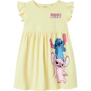 Dívčí šaty NAME IT DĚTSKÉ ŠATY NAME IT, ASSA STITCH LEMON MERINGUE Velikost: 116