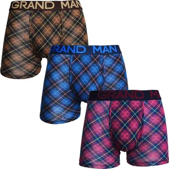 Boxerky Grand Man pánské boxerky 3ks Velikost: M