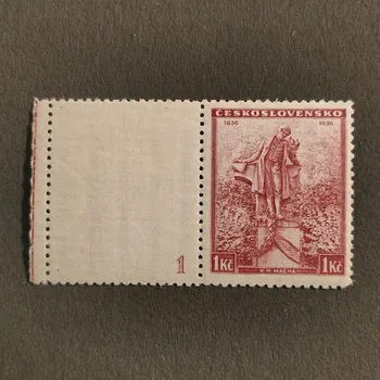 Sběratelství Známka s kupóny ČSR, 1 Kč, Pof.299**
