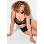 Ulla Popken, Plus size Braletka TRUYOU, bez kostic, měkké košíčky, krajka pro plnoštíhlé nadměrná velikost, 834510100-1913, černý, 90A, Nadměrné velikosti, Plus size oblečení, Oblečení pro boubelky, Oblečení pro baculky, Oblečení pro plnoštíhlé, Oblečení
