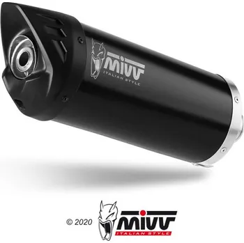 Výfuk pro motocykl Koncovka výfuku MIVV MOVER MV.YA.0004.LV Černá nerezová ocel MV.YA.0004.LV