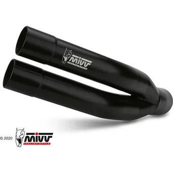 Výfuk pro motocykl MIVV Double Gun Silencer Steel Black Kawasaki Z900 KAWASAKI Z 900 2020-2025