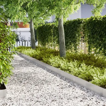 Plot OMAXI Zahradní okraje 30 ks 100x0,5x20 cm nerezová ocel 870483