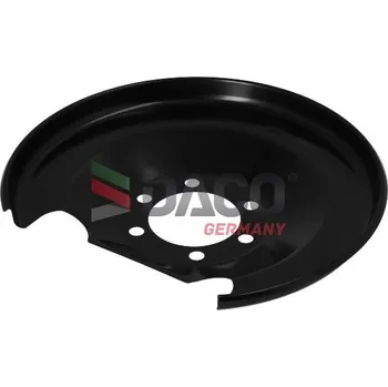 Brzdový systém Ochranný plech proti rozstřikování, brzdový kotouč DACO 612504