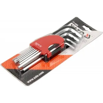 Autodoplněk Sada imbusových klíčů Hex, 2-12 mm, 10 ks YT0508 YATO