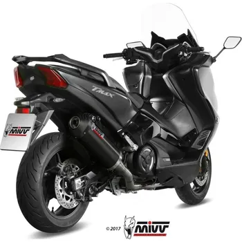 Výfuk pro motocykl Oválný kompletní výfukový systém MIVV - Yamaha T-Max 530 Y.061.LVC