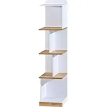 Dolmar Regál Lorento L15 Kombinace barev: Brilantní bílá / Dub Nash