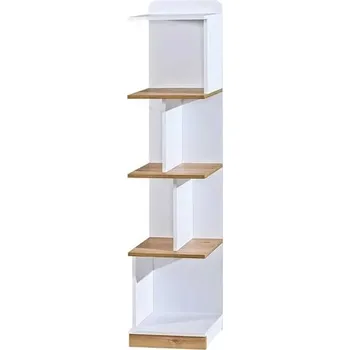 Dětský pokoj Dolmar Regál Lorento L15 Kombinace barev: Brilantní bílá / Dub Nash