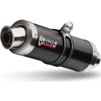 Výfuk pro motocykl Koncovka výfuku MIVV GP S.029.LXB Černá ocel S.029.LXB