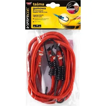Gumový popruh TÜV pro upevnění zavazadel 100 cm 2 ks / Virage VIRAGE