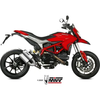 Výfuk pro motocykl 2 koncovky výfuku MIVV MK3 D.043.SM3X Nerez DUCATI Hypermotard 939 2016-2018