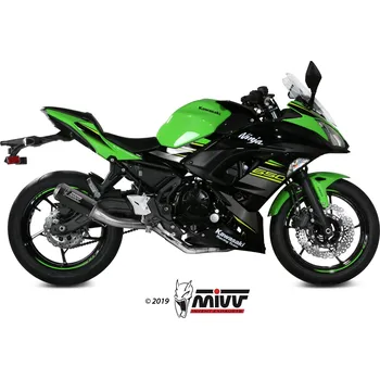 Výfuk pro motocykl Výfuk kompletní 2x1 MIVV MK3 K.044.SM3C karbon K.044.SM3C