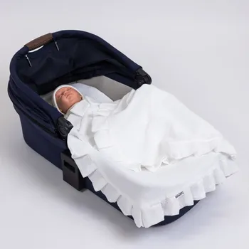 Dětská deka Tulimese Mušelínová deka s volánem smetanová