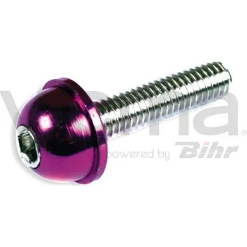 Šroub imbusový moto M5x30 fialový 12ks VICMA